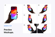 15 Phone 15 Pro In Hand Mockups, an iPhone Mockup by Asylab (Thumbnail 2 of 26)