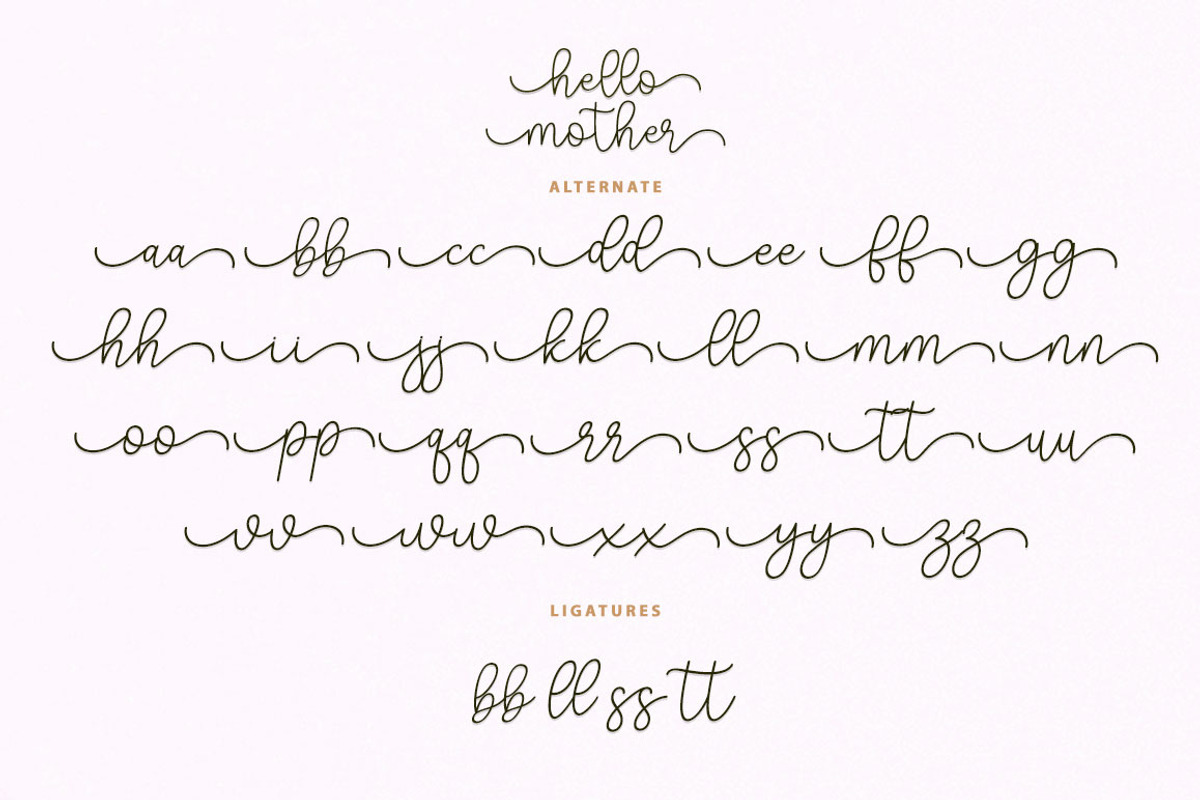 Hello Mother, a Handwritten Font by Madjack.font (Photo 8 of 9)