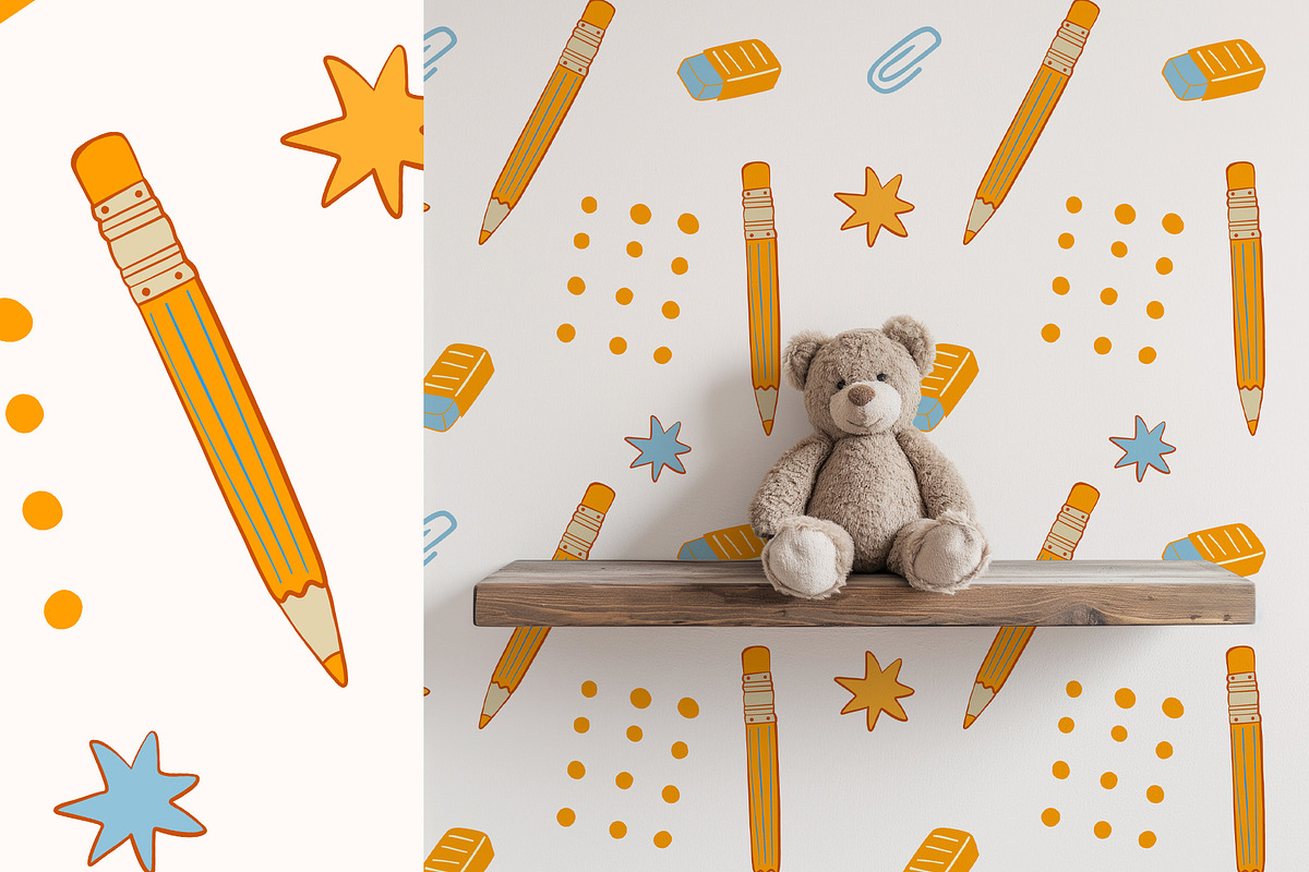 Back to School clipart patterns, an Education Illustration by Carpet Tapete Pretzel (Photo 8 of 18)