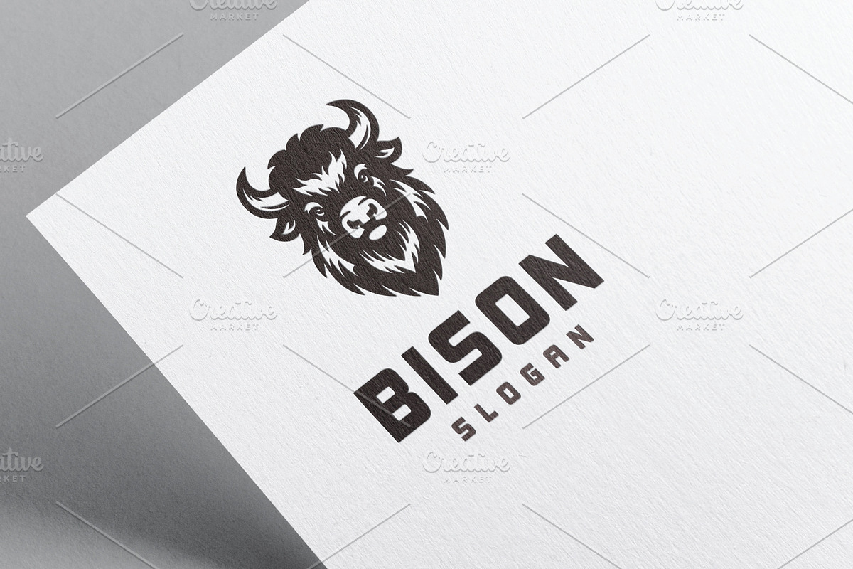 Bison Logo, a Branding & Logo Template by Pixes (Photo 2 of 2)