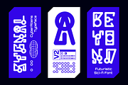 Cyber Aliens Futuristic Sci-fi Font, a Font by PutraCetol Studio (Thumbnail 2 of 5)