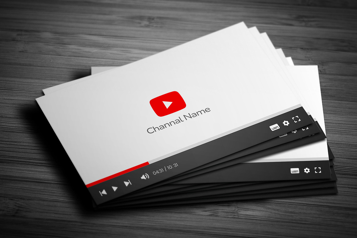 YouTube Style Business Card, a Business Card Template by Saman Osama (Photo 4 of 6)