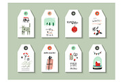 Cozy cards about winter + Bonus, a Card Template by Lera Efremova (Thumbnail 3 of 4)