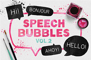 Speech bubble collection + splashes, an Object Graphic by Vitek Graphic (Thumbnail 1 of 5)