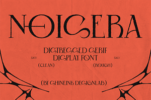 Noisera - Distressed Serif Font