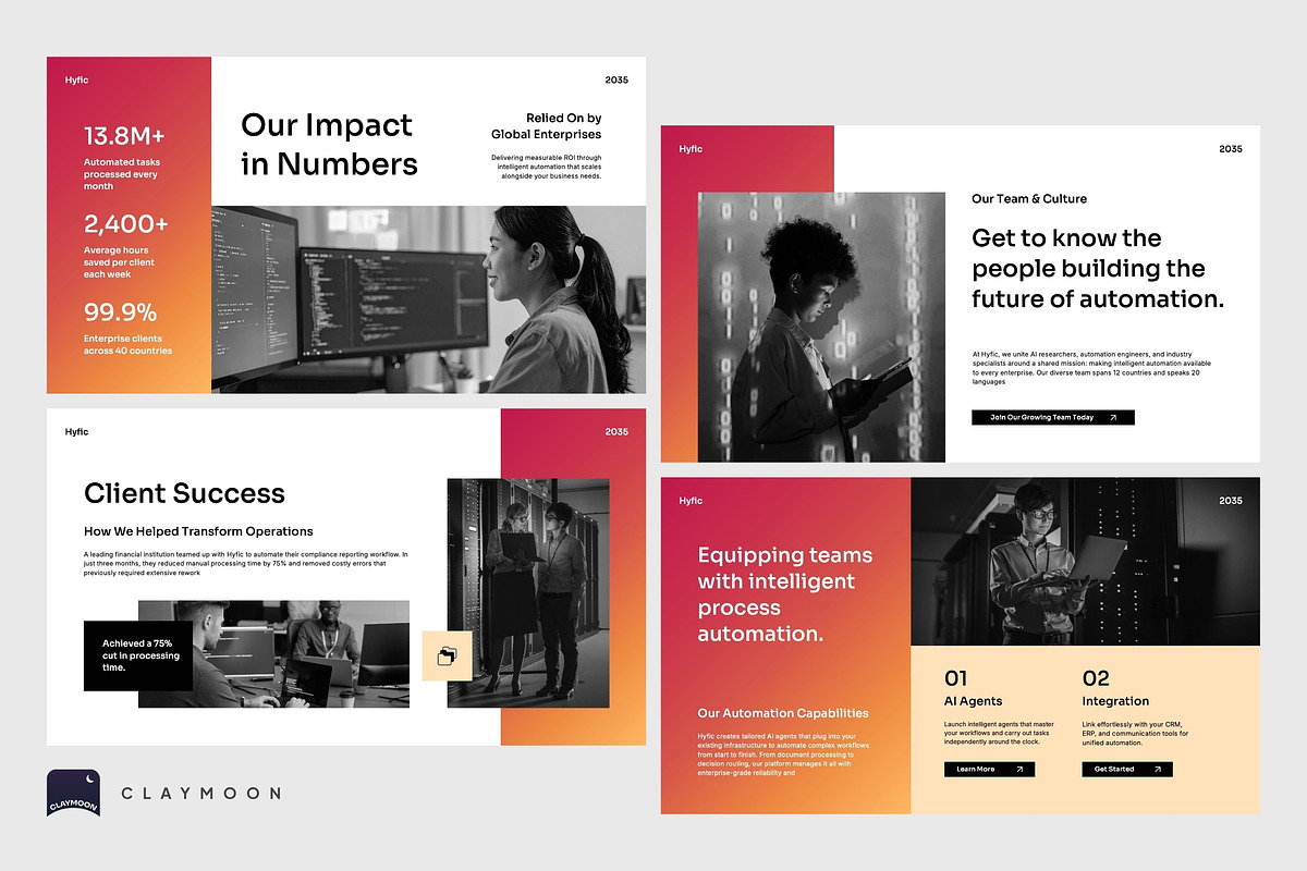 Data Privacy Solutions Pitch Deck, a Presentation Template by Claymoon Lab (Photo 6 of 7)