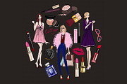 Digital watercolor perfume&cosmetics, an Illustration by Art Loft (Thumbnail 4 of 17)