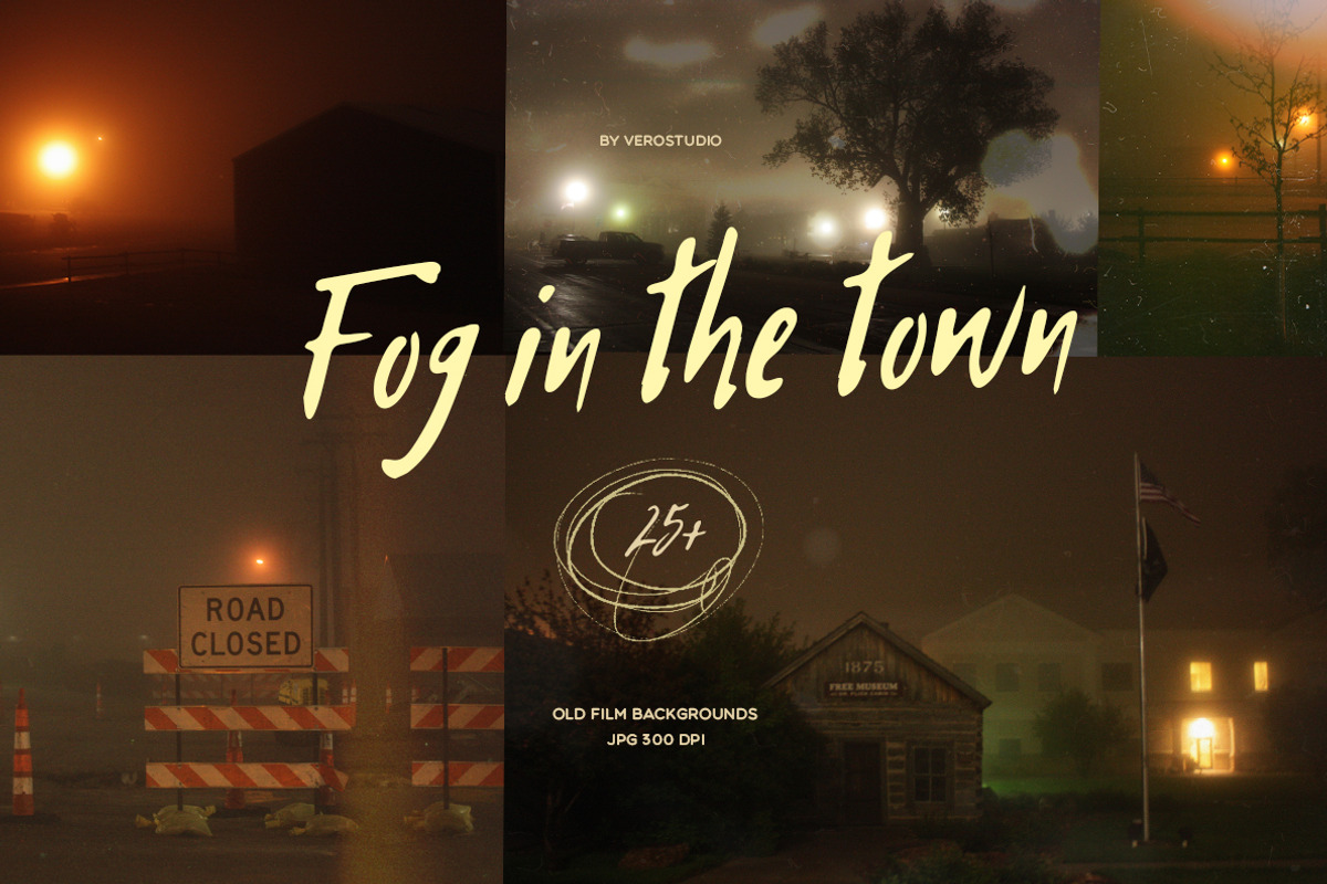 Foggy old film background collection, a Graphic by Vero Arts (Photo 1 of 9)