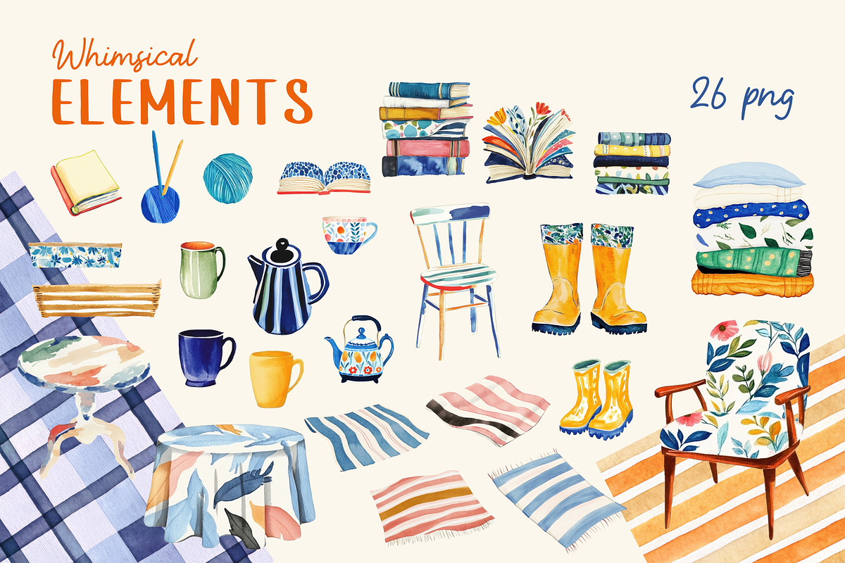 Whimsical Autumn collection, a Seasonal Illustration by Polli Deeva (Photo 10 of 14)