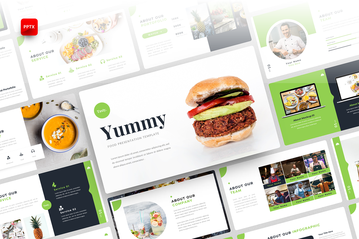Restaurant Business PowerPoint, a Presentation Template by YossyOneStd (Photo 1 of 4)