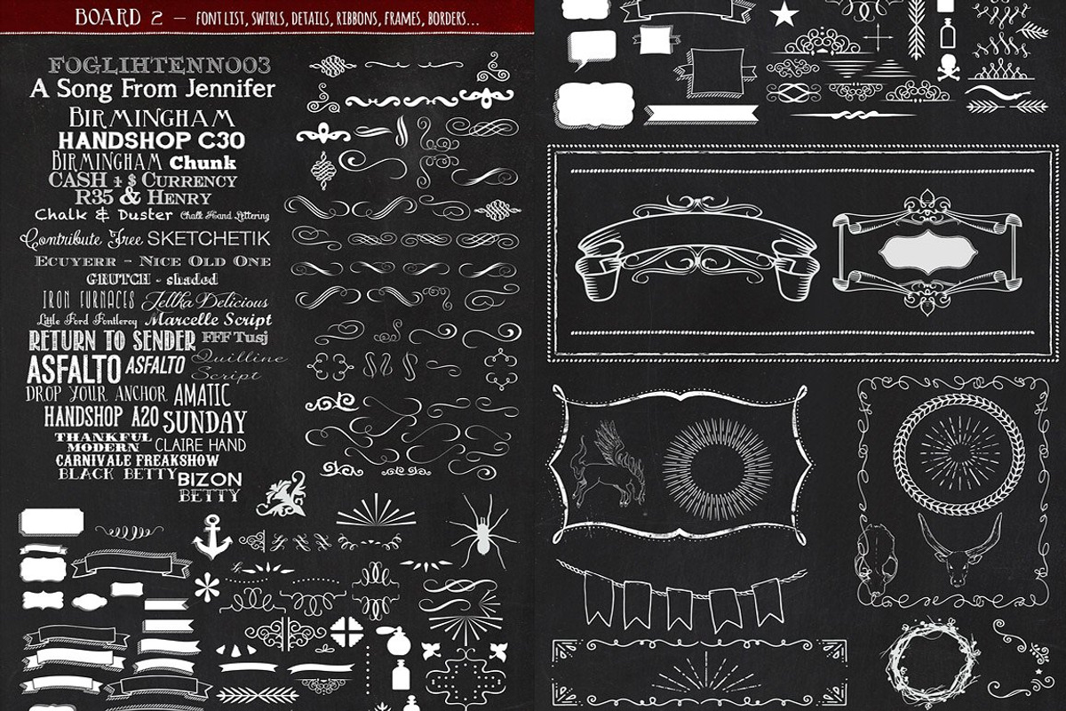 Ultimate Chalkboard Mega Bundle, a Graphic by the little wonder shop (Photo 3 of 10)