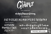 The Glamz watercolor brush logo font, a Script Font by Ian Irwanwismoyo (Thumbnail 11 of 12)