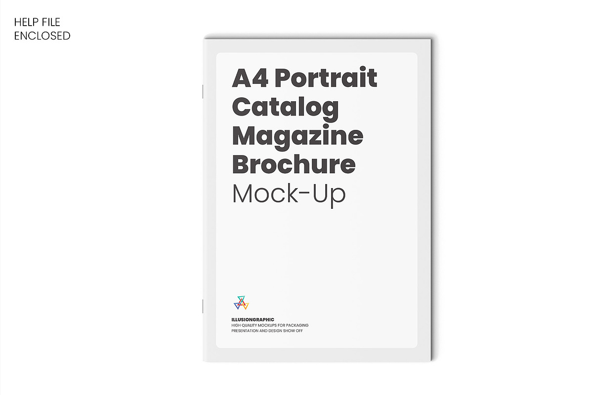 A4 Portrait Magazine Brochure Mockup, a Books & Magazine Mockup by Illusiongraphic (Photo 4 of 28)