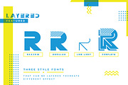 Trixie | A Layered Multiply Typeface, a Font by Drizy (Thumbnail 5 of 10)