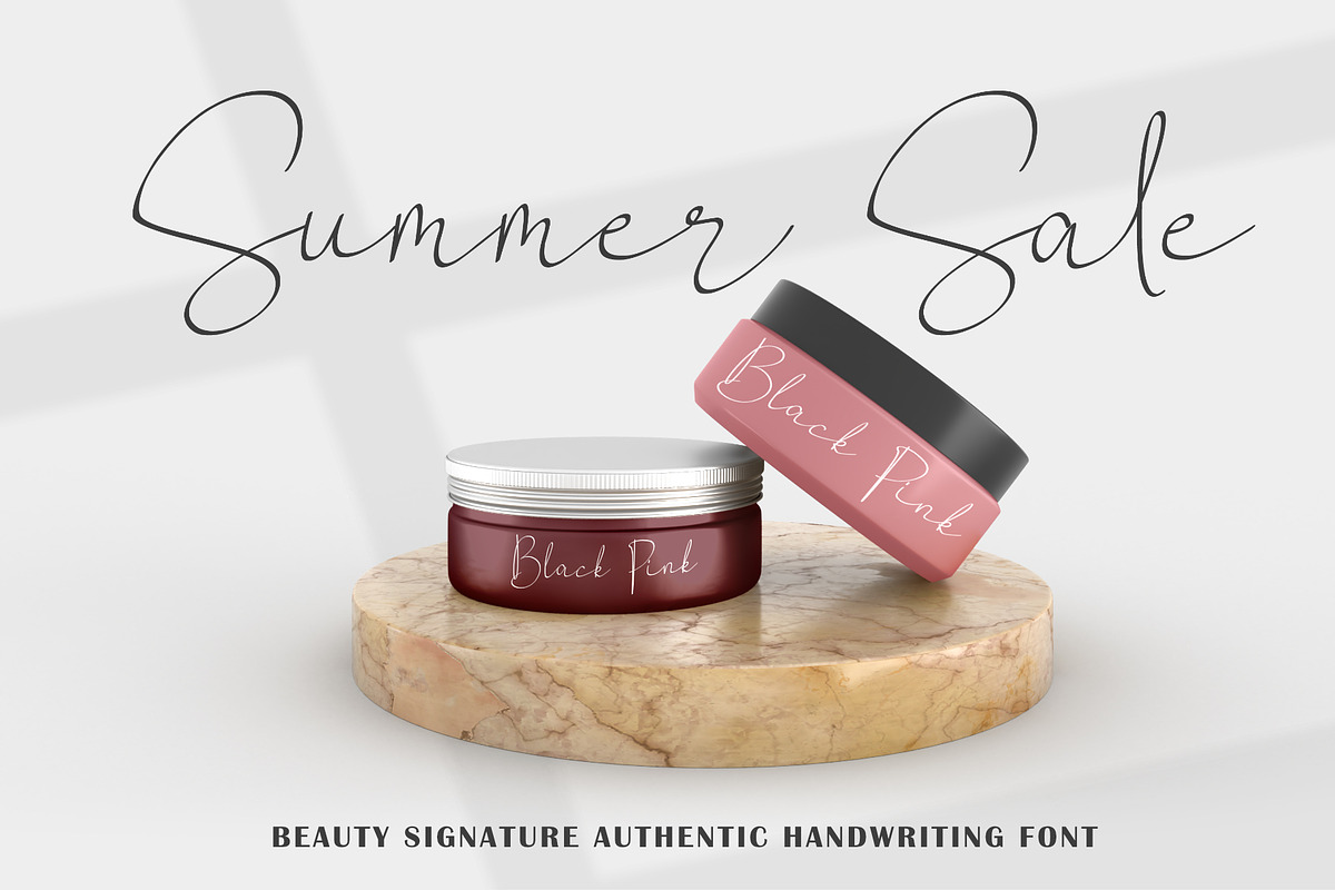 Beauty Signature Script, a Script Font by syabab studio (Photo 7 of 9)