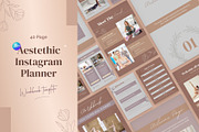 Aesthetic Planner Canva Template, a Social Media Template by Brandearth RRGraph (Thumbnail 1 of 11)