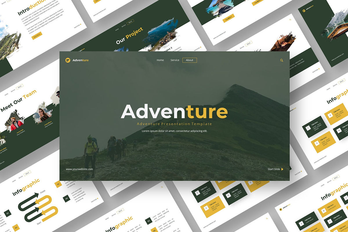 Adventure - Google Slide Templates, a Presentation Template by ...