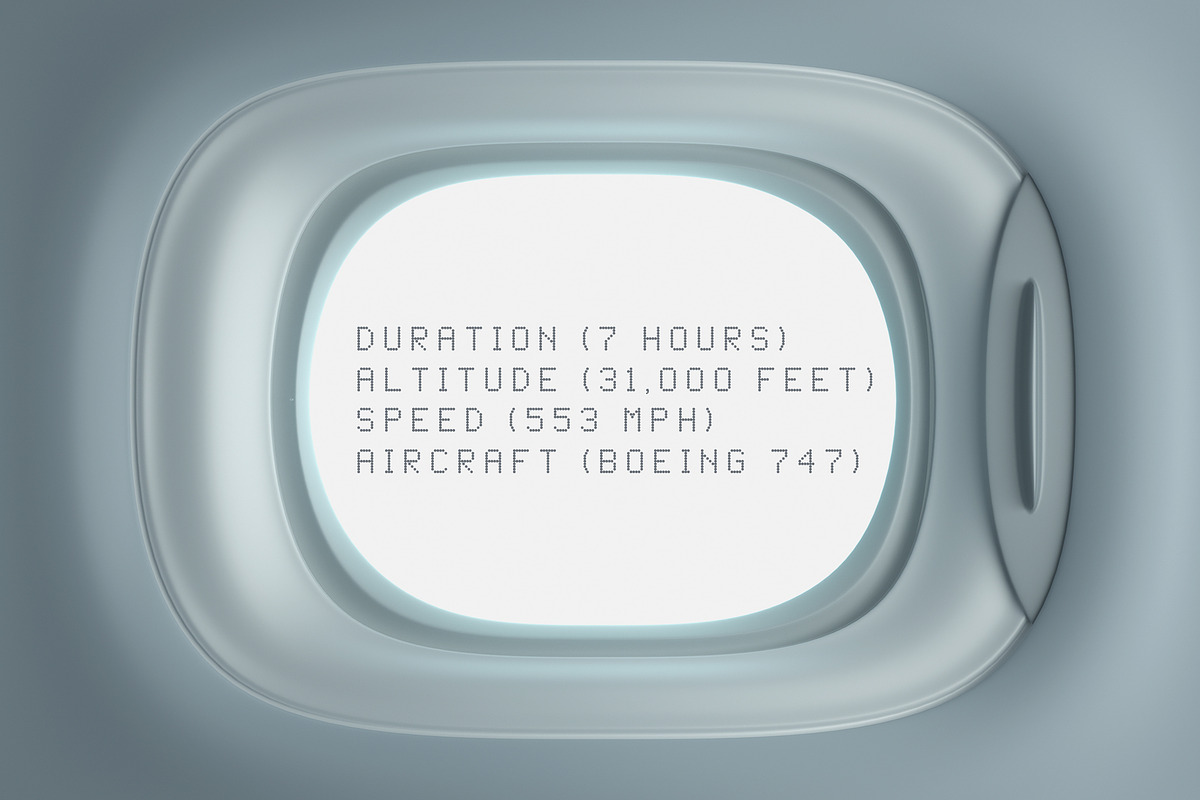 Flight - Dot Matrix Typeface preview 4