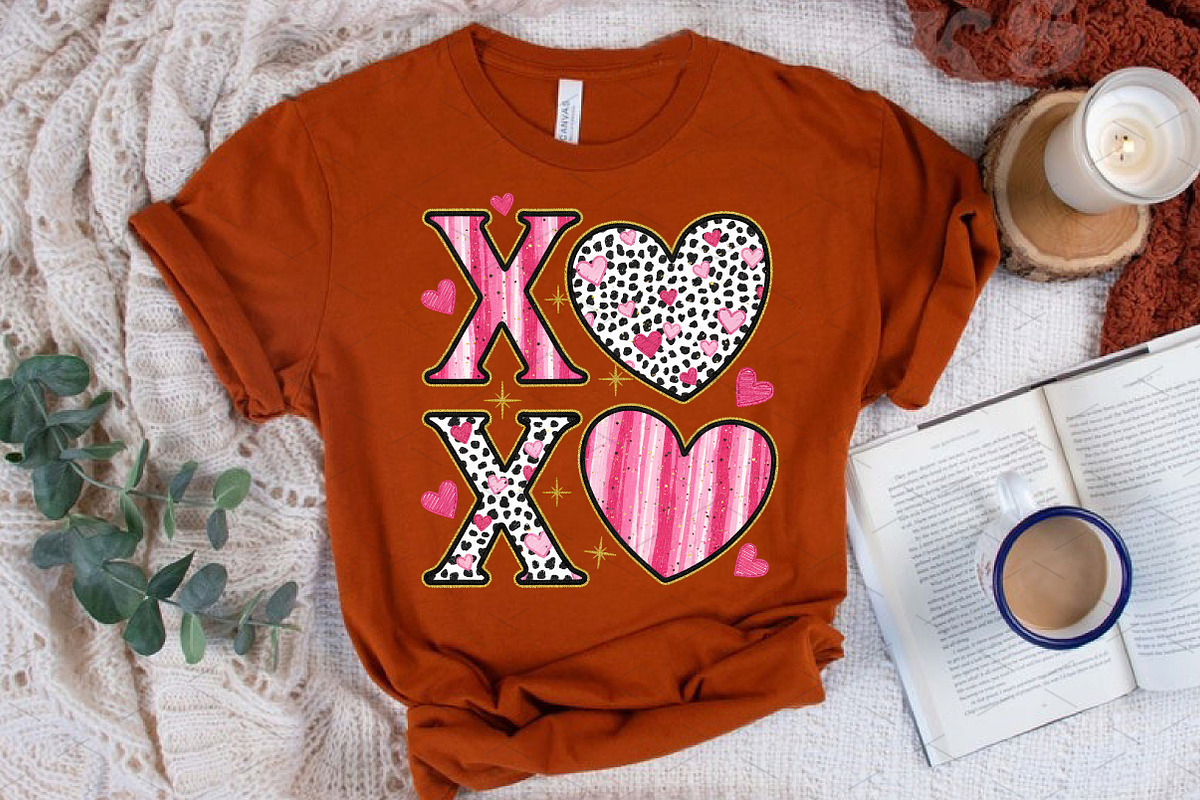 XOXO Valentine Day Heart Brushstroke, an Illustration by Libby Wishes (Photo 6 of 8)
