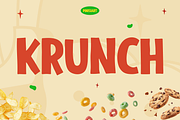 KRUNCH, a Sans Serif Font by Pinisi ART (Thumbnail 1 of 10)