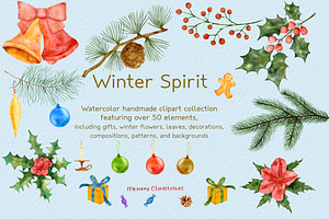 Winter Spirit Watercolor Set