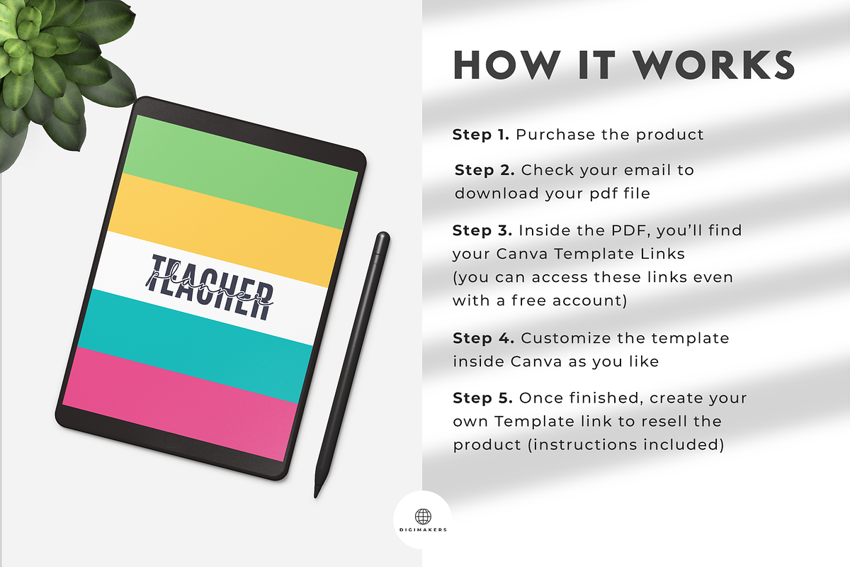 Teacher Planner, a Social Media Template by Nina Shaw (Photo 8 of 11)