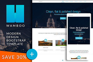 WAMBOO Bootstrap Responsive Template