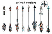 Tribal Vector Clipart. Boho set, a Decorative Illustration by Live line (Thumbnail 6 of 14)