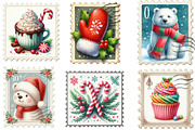 Christmas Postage Stamp Png, an Illustration by Designking (Thumbnail 3 of 5)