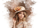 Focus Watercolor Art Action, an Action Add-On by Photoshop Action (Thumbnail 7 of 12)