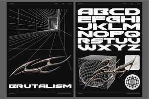 THREADS FONT Y2K BRUTALISM ACID GFX