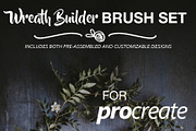 Wreath Builder Brush Set Procreate, a Brush Add-On by Nancy Ingersoll (Thumbnail 3 of 7)