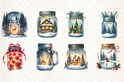 Christmas Magic Jars Clipart Bundle, an Illustration by Libby Wishes (Thumbnail 7 of 7)