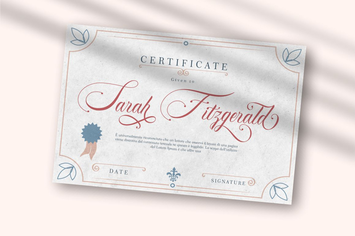 Glamorous Carpet - Luxurious Font, a Script Font by PutraCetol Studio (Photo 5 of 11)