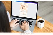 Retro Thank you Card Template, a Business Card Template by Hellohastore (Thumbnail 8 of 9)