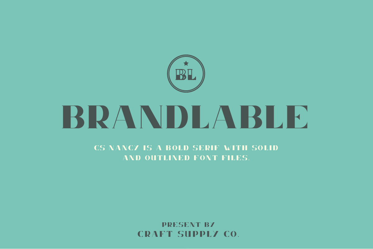 CS Nancy Font Family preview 5