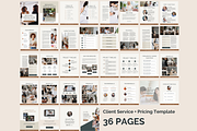 Service + Pricing Guide Template, a Magazine Template by Social Assumptions (Thumbnail 2 of 15)
