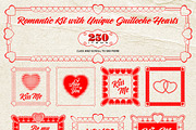 Romantic Kit with Guilloche Hearts, an Illustration by Ben Hodosi (Thumbnail 2 of 7)