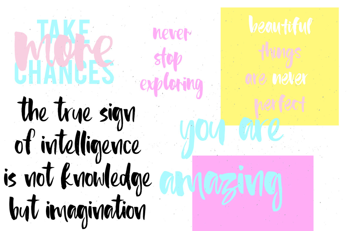Mint Pistachio Font Trio, a Script Font by Renata Chizhikova (Photo 6 of 8)