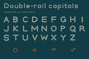 Triad Motel — Three-Rail Retro, a Sans Serif Font by Colorsfav (Thumbnail 11 of 11)