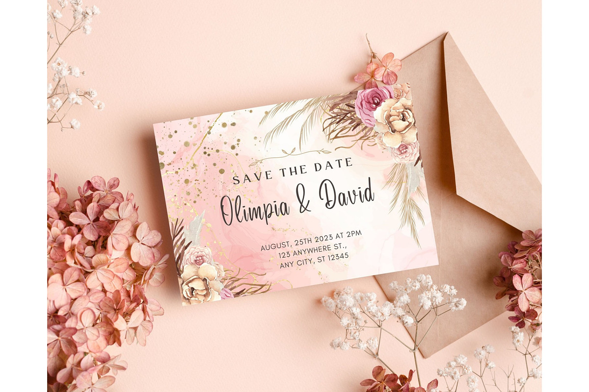 Minimalist 5x7 Card Mockup Bundle, an Invitation Template by DaisyStudio (Photo 7 of 13)