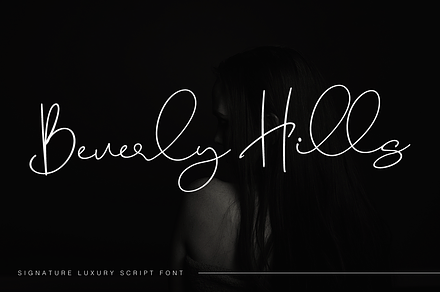 Beverly Hills, a Script Font by Larin Type Co.