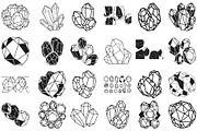 crystal and gemstone coloring pages, an Illustration by Amazin_art (Thumbnail 1 of 25)
