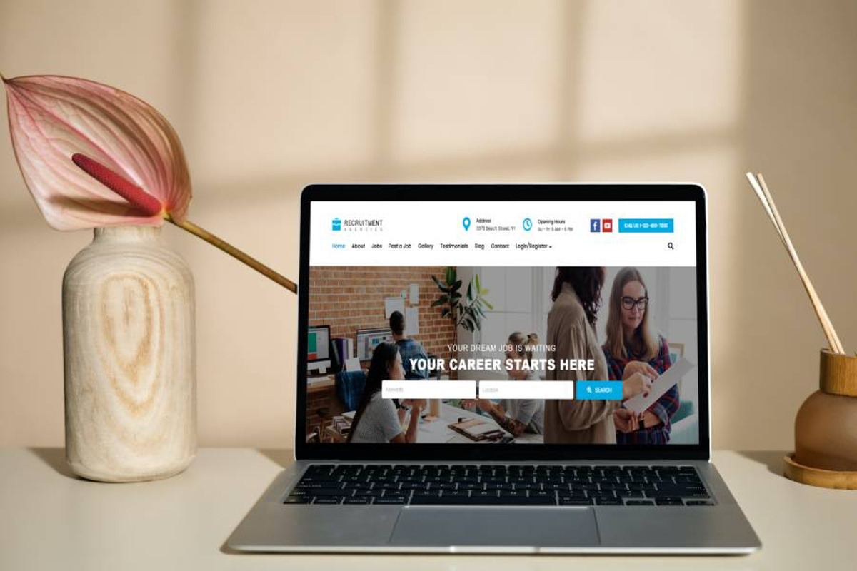 Recruitment Agencies WordPress Theme preview 2