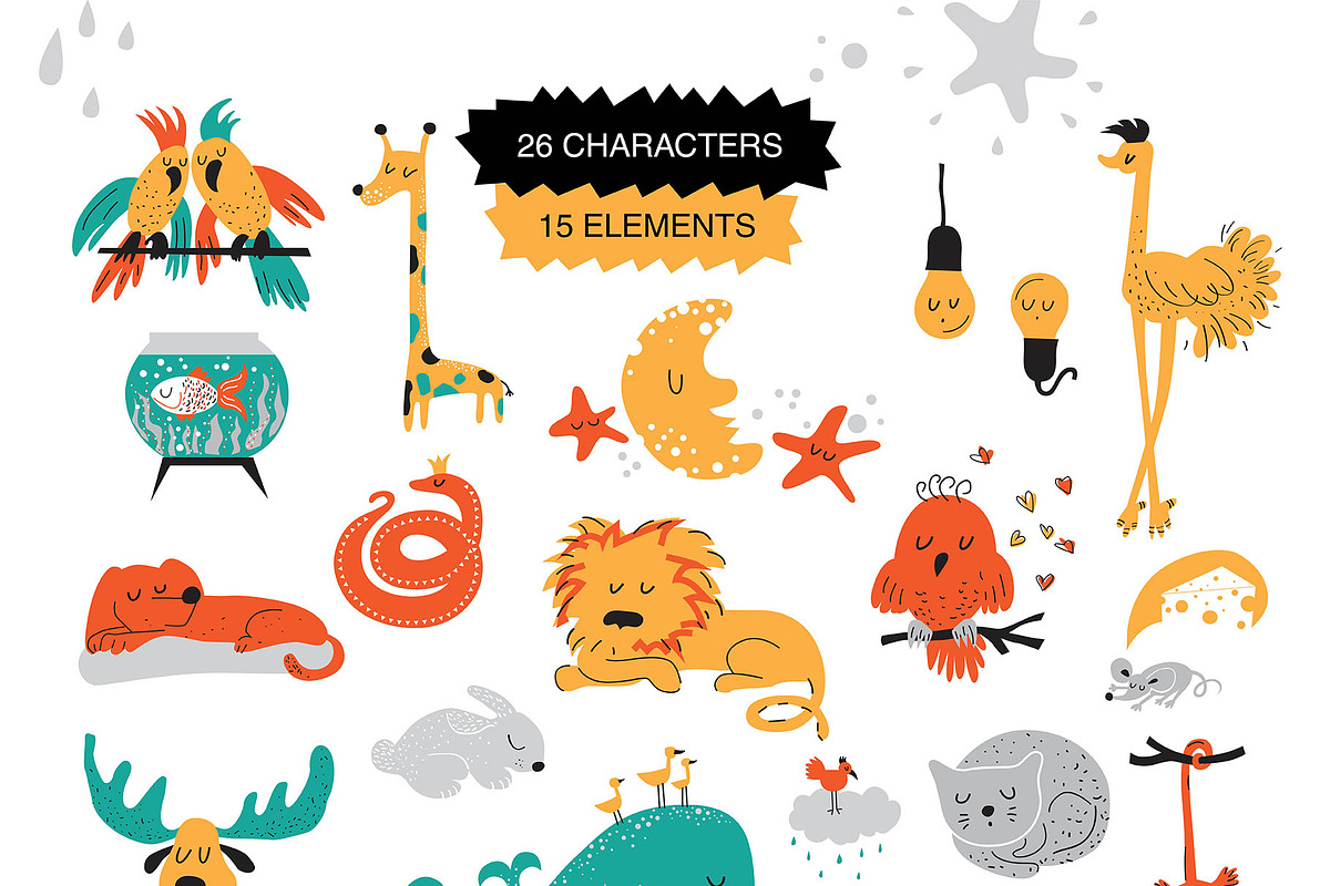 Nursery Bundle. 77% OFF, an Animal Illustration by Maru_art (Photo 3 of 16)