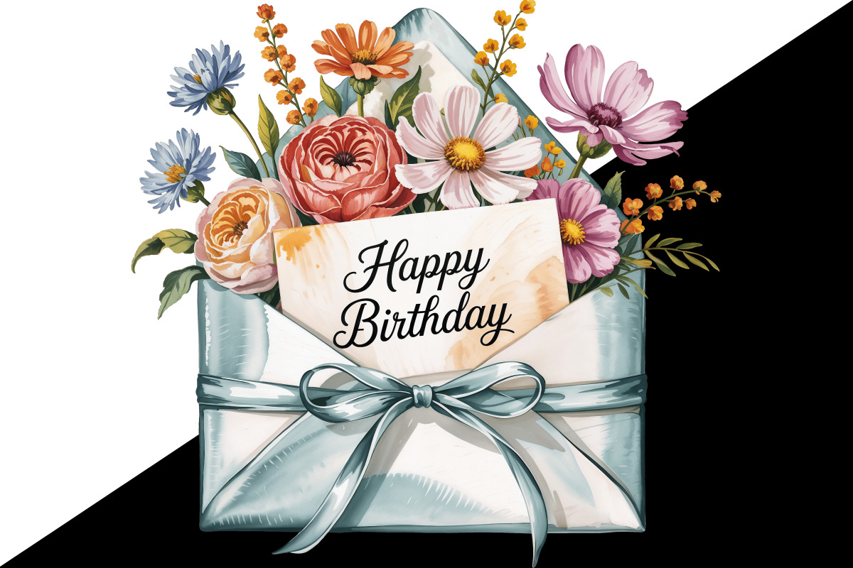 Happy Birthday Designs Bundle 25 PNG, a Decorative Illustration by Whimsy Brush Studio (Photo 8 of 9)
