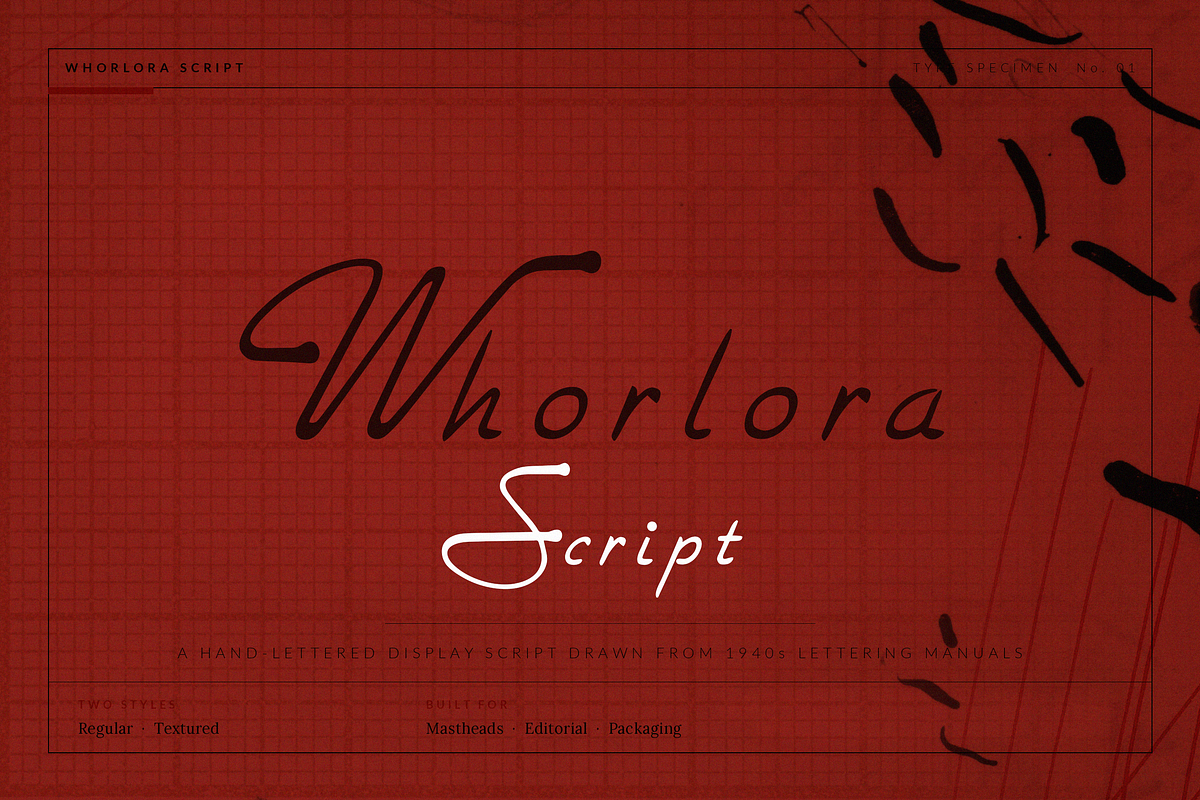 Whorlora Script, a Handwritten Font by Lilithcollageart (Photo 9 of 11)