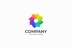 Colorful Shape Logo Community Social, a Branding & Logo Template by Signatoro