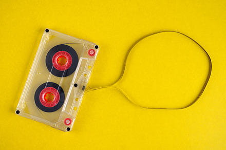 Old audio cassette containing audio, cassette, and equipment preview 6