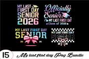 First and Last Day School Png Bundle, an Object Graphic by Digi_Design_World (Thumbnail 2 of 4)